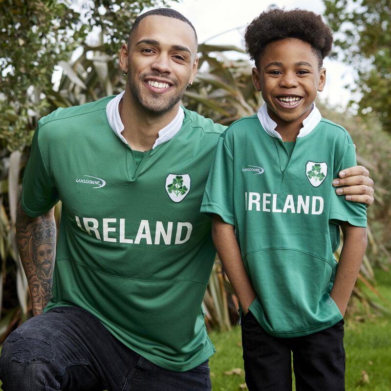 Lansdowne Ireland Green Kids Rugby Shirt